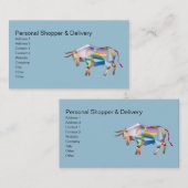 Personal Shopper Creëer Uw eigen, eenvoudige gener Visitekaartje (Voorkant / Achterkant)