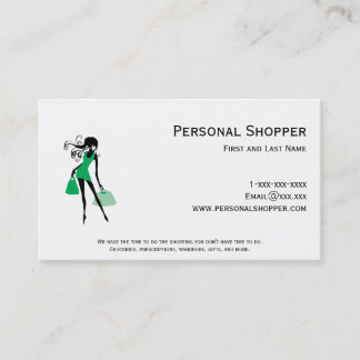 Personal Shopper Green Visitekaartje