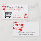 Personal Shopper Visitekaartje (Voorkant / Achterkant)