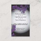 Personal Shopper Visitekaartje Bold Fancy Glitter (Achterkant)