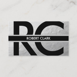 Personal Silver Foil Visitekaartje