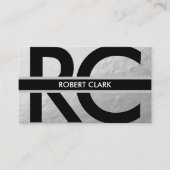 Personal Silver Foil Visitekaartje (Voorkant)