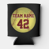 Personal Softball Art Blikjeskoeler (Voorkant)