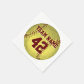 Personal Softball Art Servet (Hoek)