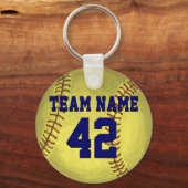 Personal Softball Art Sleutelhanger (Voorkant)