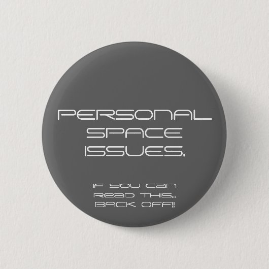 Personal Space Button (Voorkant)