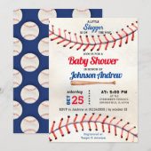 Personal Sport Baseball Baby shower kleine slogger Kaart (Voorkant / Achterkant)