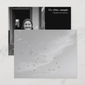 Personal Stationery: Rainbow Heart Kaart (Voorkant / Achterkant)