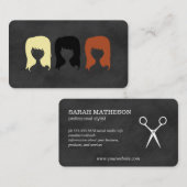 Personal Stylist Salon Shears Hair Visitekaartje (Voorkant / Achterkant)