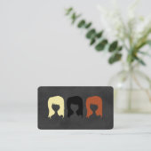 Personal Stylist Salon Shears Hair Visitekaartje (Staand voorkant)