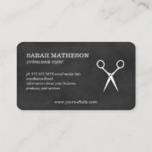 Personal Stylist Salon Shears Hair Visitekaartje (Achterkant)