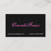 Personal Stylist Visitekaartje (Achterkant)