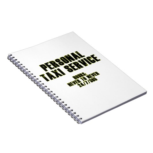 Personal Taxi Service Notitieboek (Rechterzijde)