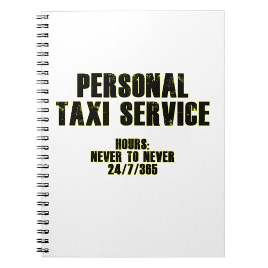 Personal Taxi Service Notitieboek (Voorkant)
