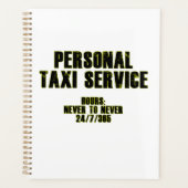 Personal Taxi Service Planner (Voorkant)