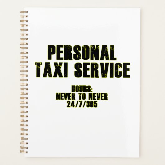 Personal Taxi Service Planner (Voorkant)