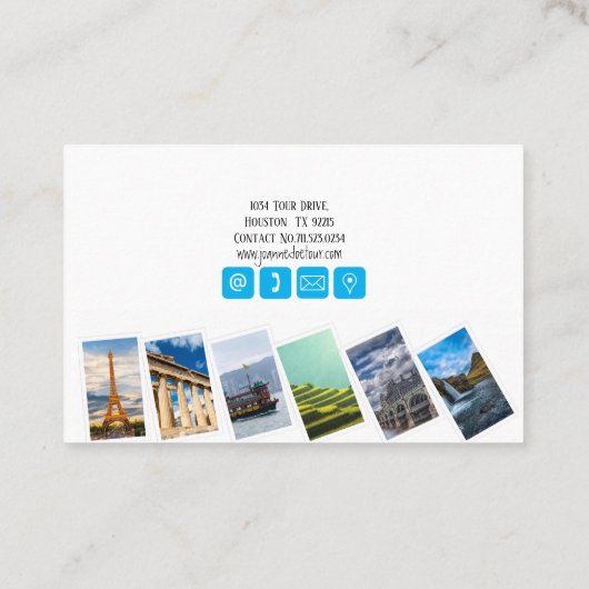 Personal Tour Guide 2 Visitekaartje (Achterkant)