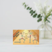 Personal Trainer 3.5" x 2.0" Business Card Visitekaartje (Staand voorkant)