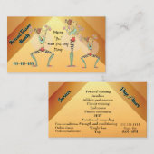 Personal Trainer 3.5" x 2.0" Business Card Visitekaartje (Voorkant / Achterkant)