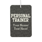 Personal Trainer Black Varsity Luchtverfrisser (Voorkant)