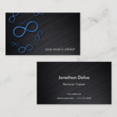 Personal Trainer Black Visitekaartje (Voorkant / Achterkant)