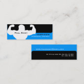 Personal Trainer Blue Black Visitekaartje (Voorkant / Achterkant)