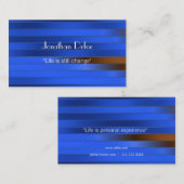 Personal Trainer Blue Visitekaartje (Voorkant / Achterkant)