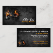 Personal Trainer Business card Visitekaartje (Voorkant / Achterkant)