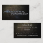 Personal Trainer Business card Visitekaartje (Voorkant / Achterkant)