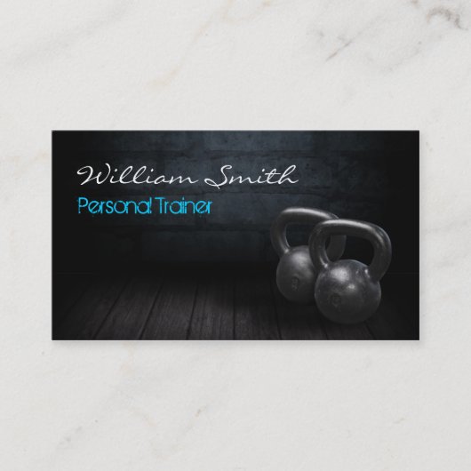 Personal Trainer Business card Visitekaartje (Voorkant)