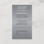 Personal Trainer/Coach Afsprakenkaartje (Achterkant)