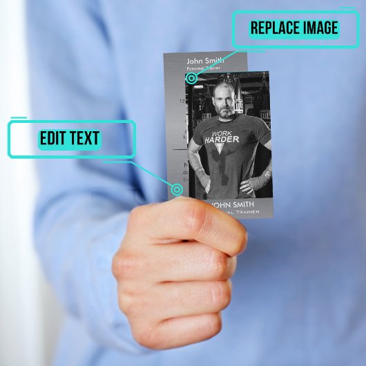 Personal Trainer/Coach Afsprakenkaartje