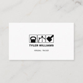 Personal Trainer Cross Training Fitness Visitekaartje