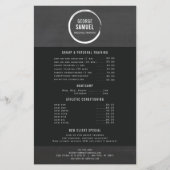 PERSONAL TRAINER CUSTON CHALK SKETCH LOGO FLYER (Voorkant)