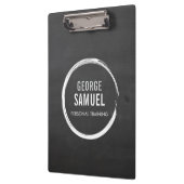 PERSONAL TRAINER CUSTON CHALK SKETCH LOGO KLEMBORD (Links)