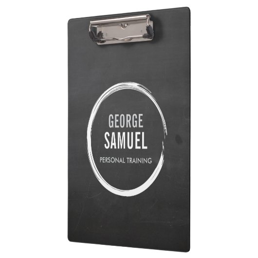 PERSONAL TRAINER CUSTON CHALK SKETCH LOGO KLEMBORD (Links)