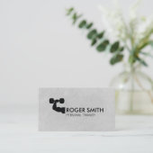 Personal Trainer eenvoudig Visitekaartje (Staand voorkant)