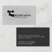 Personal Trainer eenvoudig Visitekaartje (Voorkant / Achterkant)