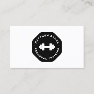 Personal Trainer Embleem Visitekaartje