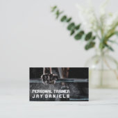 Personal Trainer Fitness BodyBuilder Visitekaartje (Staand voorkant)