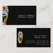 Personal Trainer Fitness Bodybuilding Training Visitekaartje (Voorkant / Achterkant)