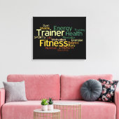Personal Trainer/Fitness Center Canvas Afdruk (Insitu (Woonkamer))