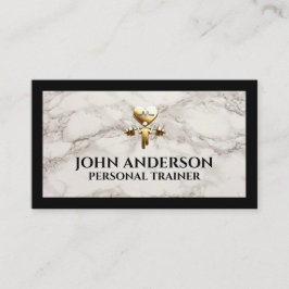 Personal Trainer fitness coach gym health modern Visitekaartje