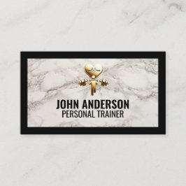 Personal Trainer fitness coach gym health modern Visitekaartje