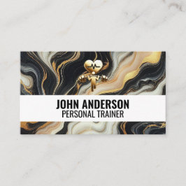 Personal Trainer fitness coach gym health modern Visitekaartje