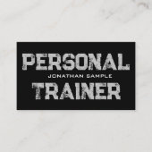 Personal Trainer Fitness Coach Professioneel Moder Visitekaartje (Voorkant)
