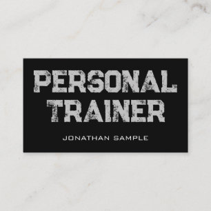 Personal Trainer Fitness Coach Sjabloon Klanten Visitekaartje