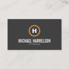 Personal Trainer, Fitness Gear Monogram in Sinaasa Visitekaartje