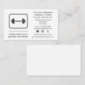 Personal Trainer Fitness Instructor Social Media Visitekaartje (Voorkant / Achterkant)