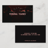 Personal Trainer Fitness Instructor Visitekaartje (Voorkant / Achterkant)